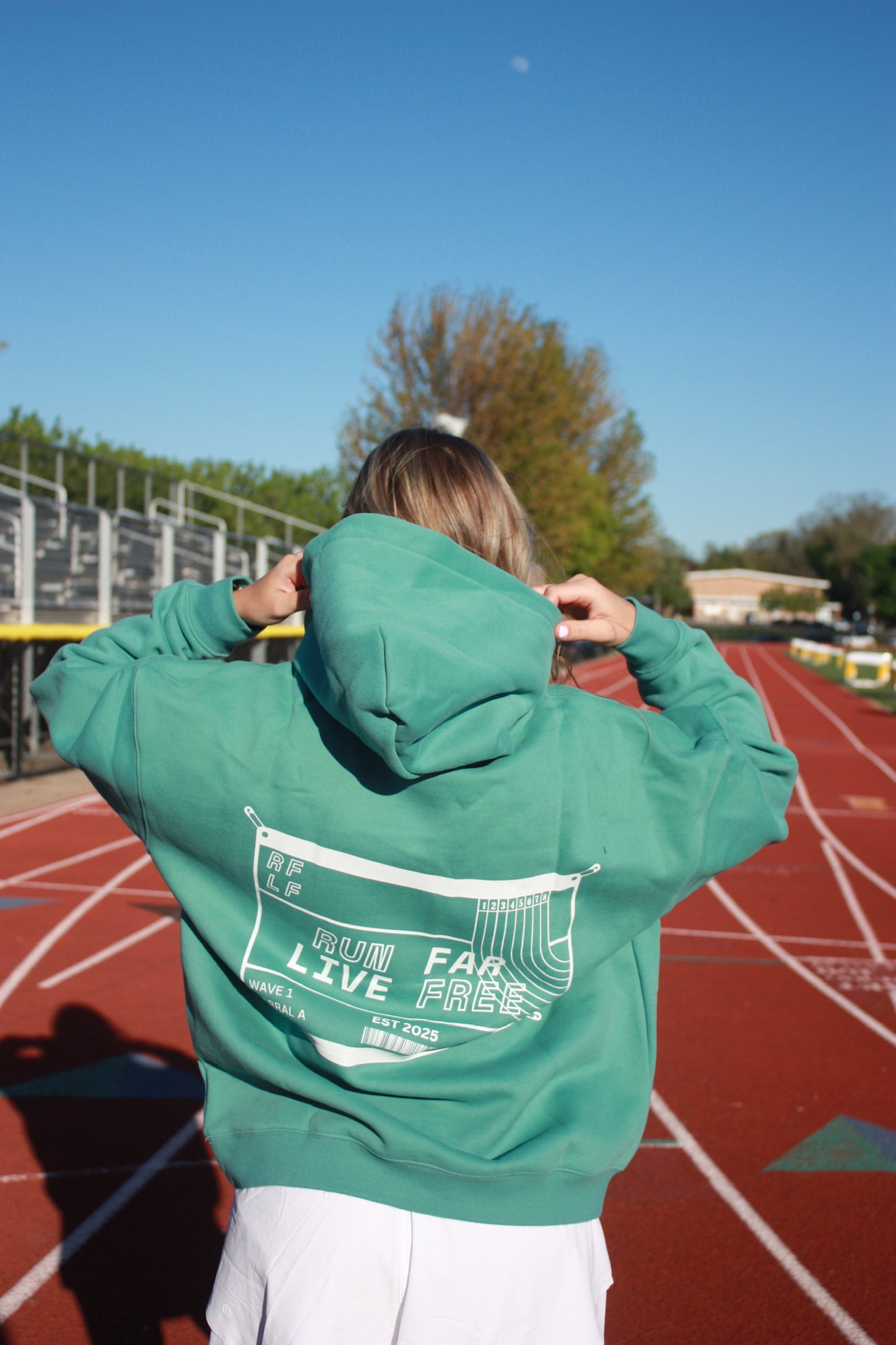 The Race Bib Hoodie // Green