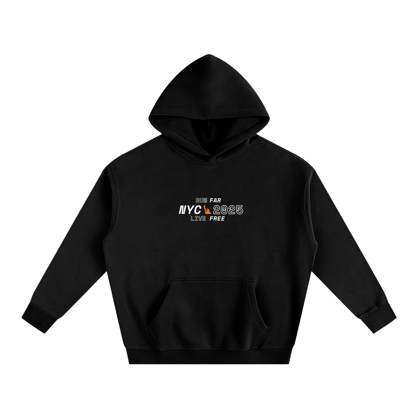 NYC Marathon Hoodie // Black