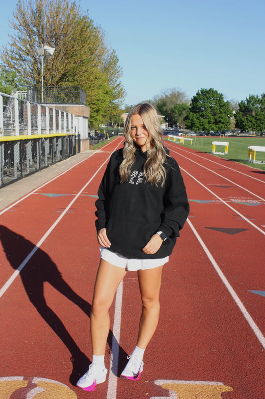 The Race Bib Hoodie // Black