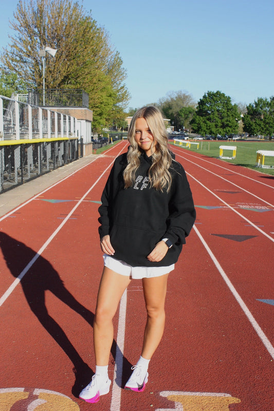 The Race Bib Hoodie // Black