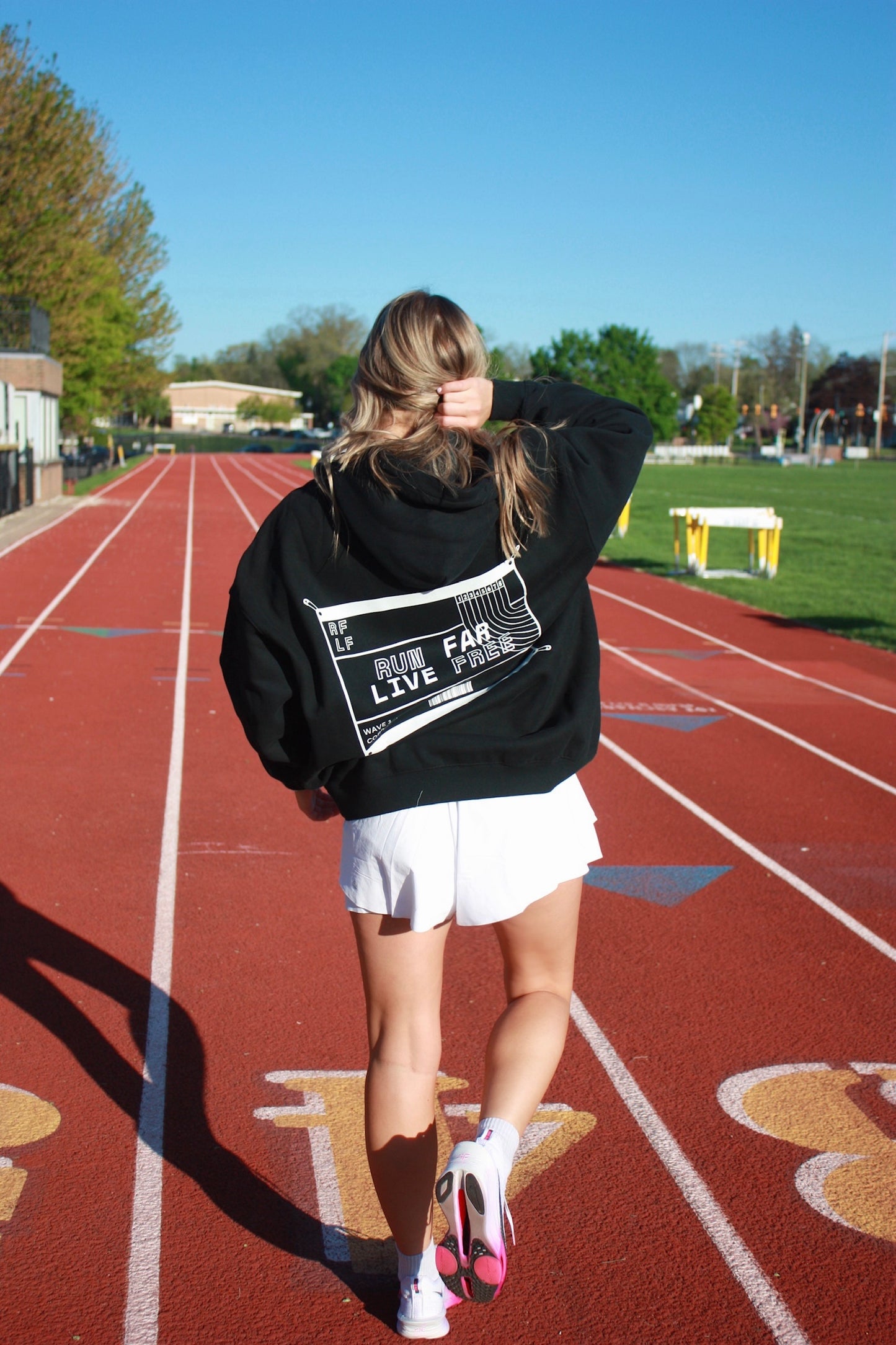 The Race Bib Hoodie // Black