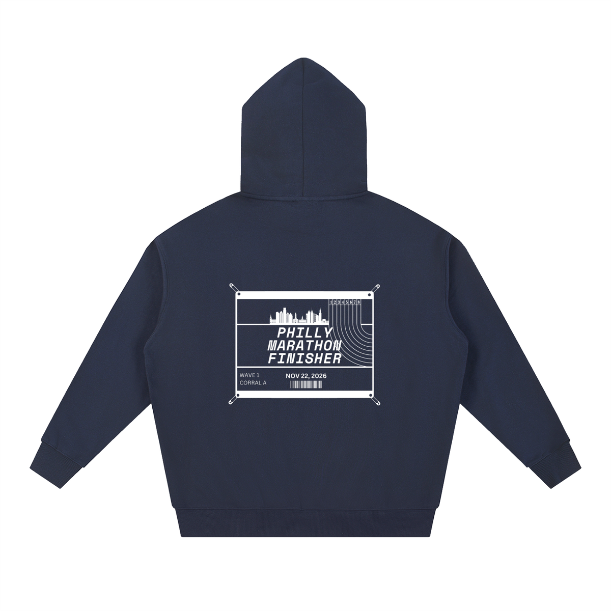 Philly Marathon 2026 Race Bib Hoodie