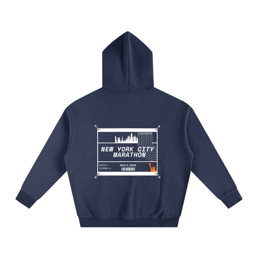 NYC Marathon Hoodie // Navy