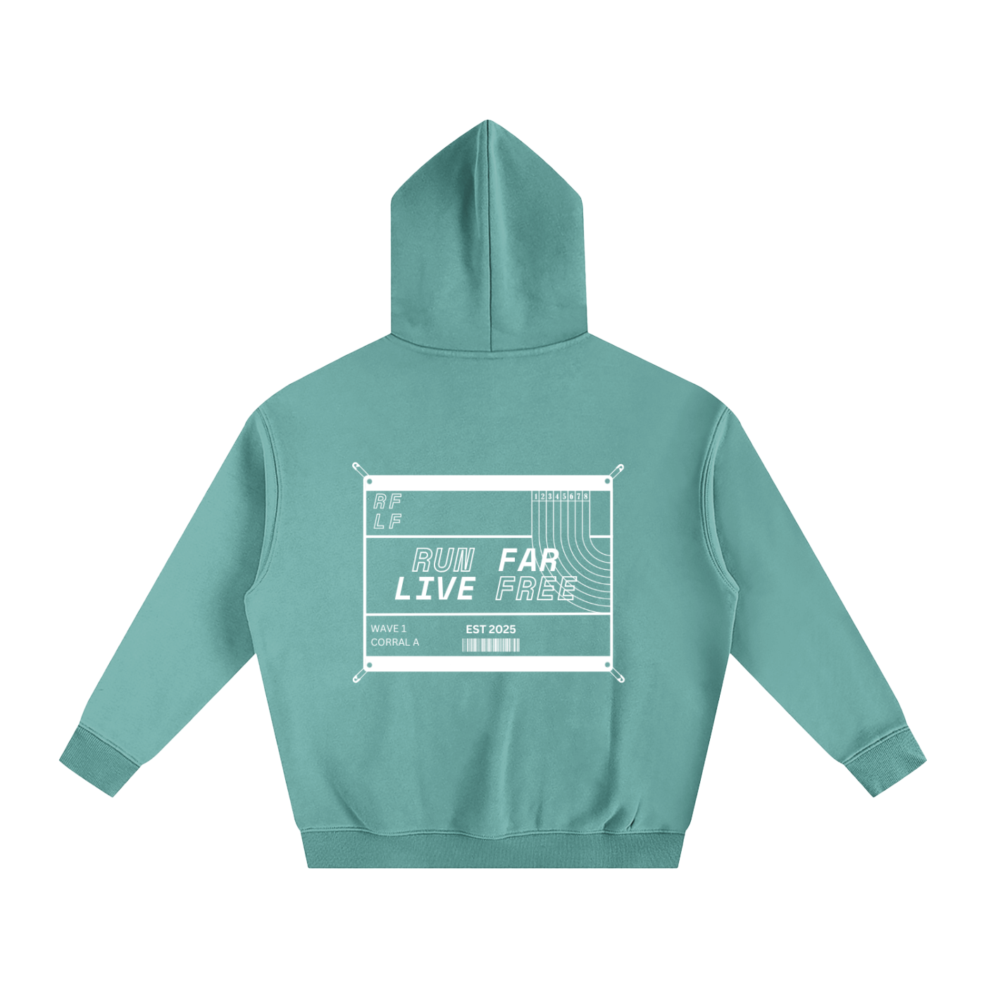 The Race Bib Hoodie // Green