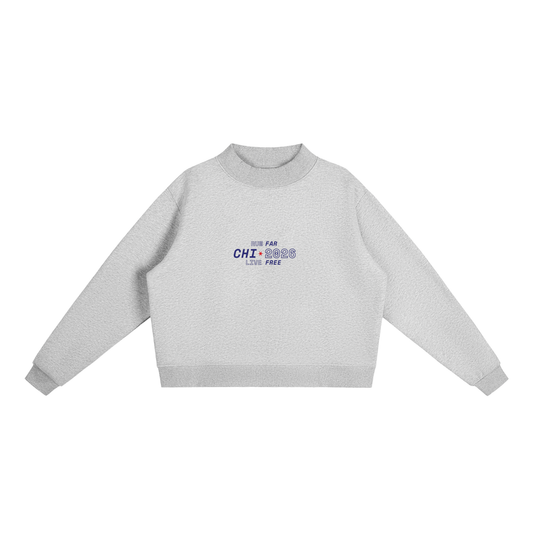 Chi Marathon 2026 Mock-Neck // Gray