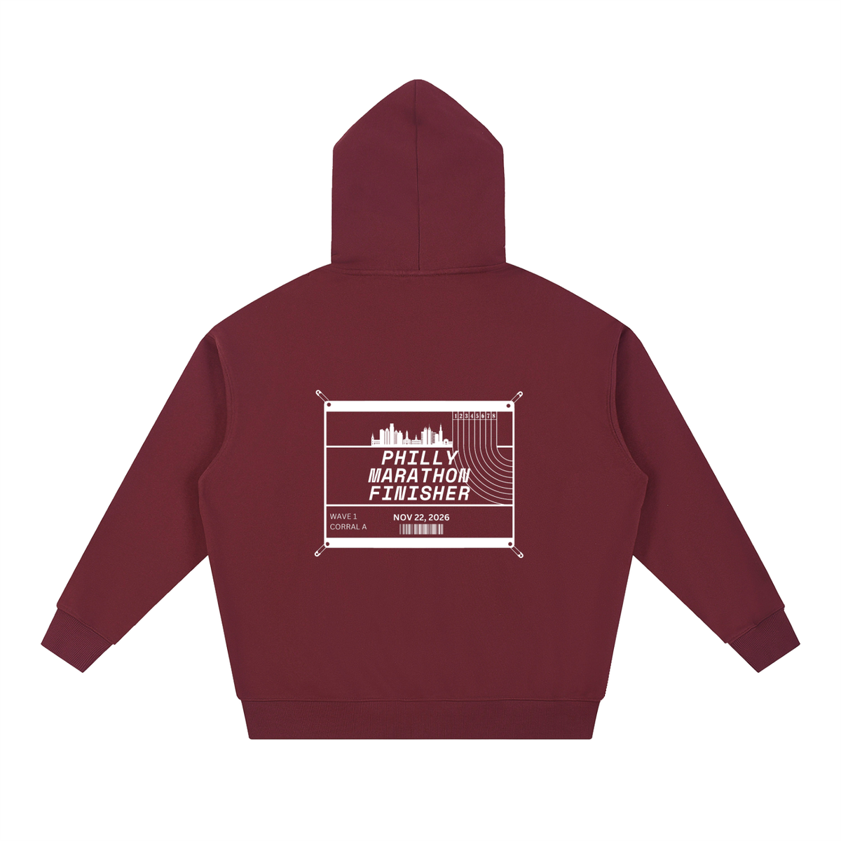 Philly Marathon 2026 Race Bib Hoodie
