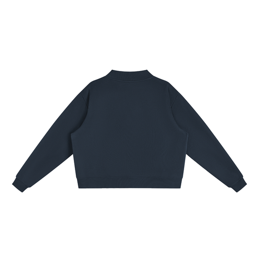 Chi Marathon 2026 Mock-Neck // Navy