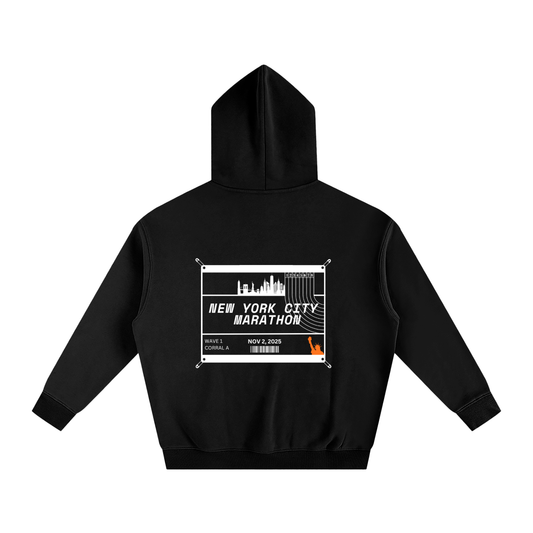 NYC Marathon Hoodie // Black