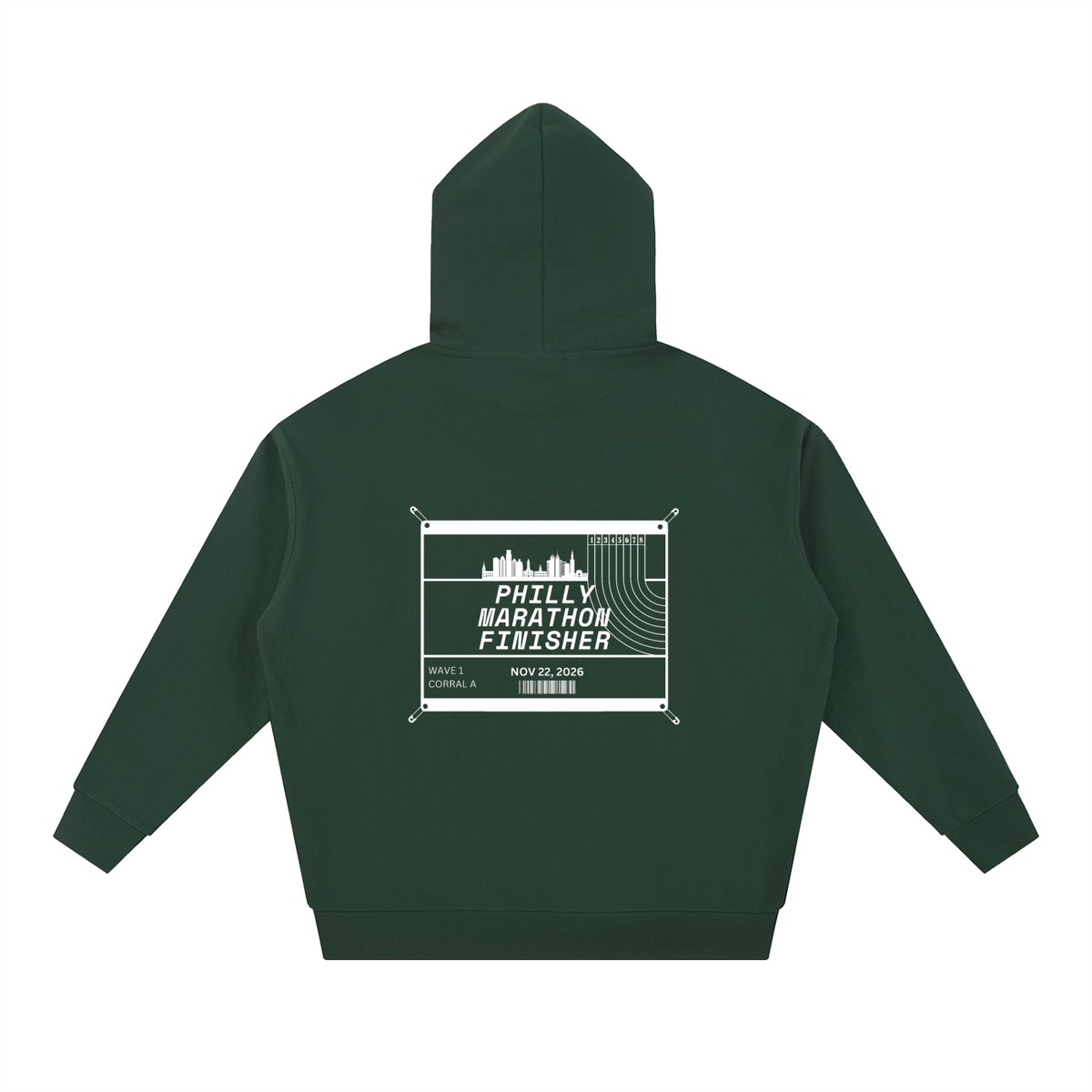 Philly Marathon 2026 Race Bib Hoodie
