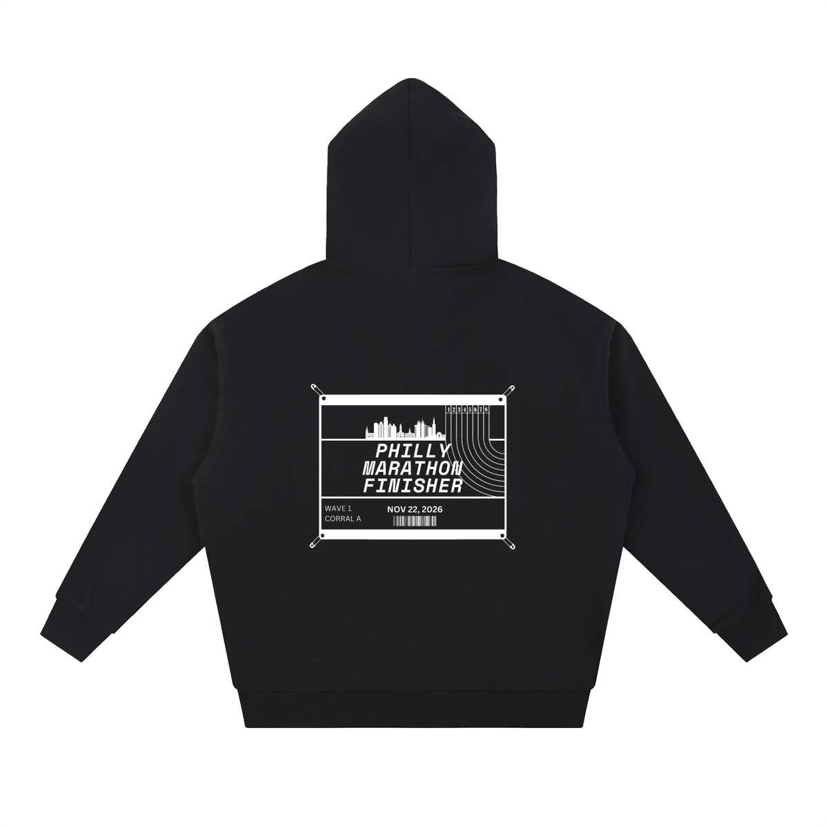 Philly Marathon 2026 Race Bib Hoodie