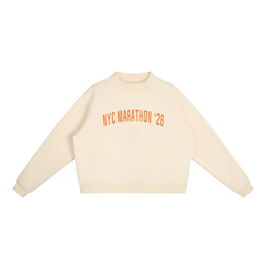 NYC Marathon 26' Mock-Neck // Apricot & Orange