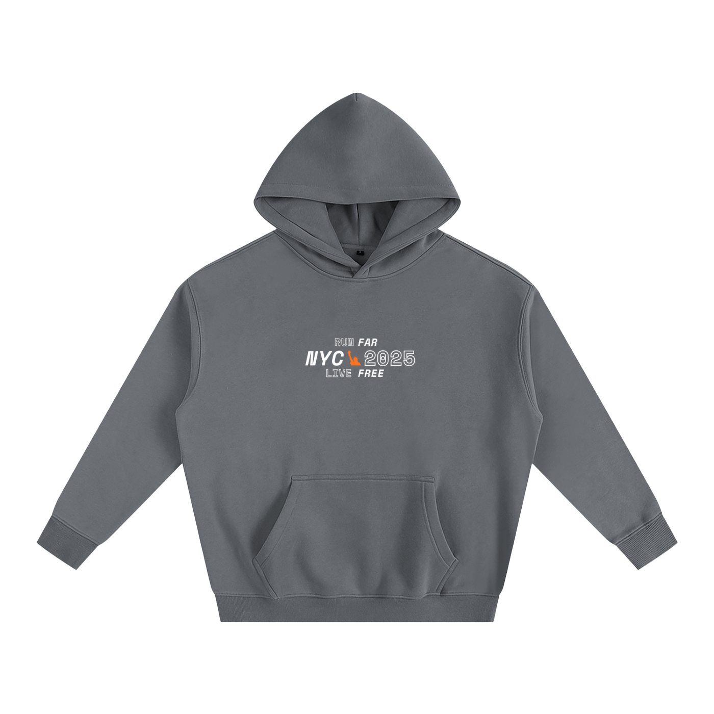 NYC Marathon Hoodie // Grey