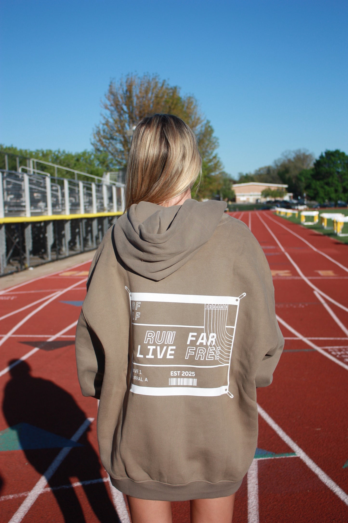 The Race Bib Hoodie // Light Coffee