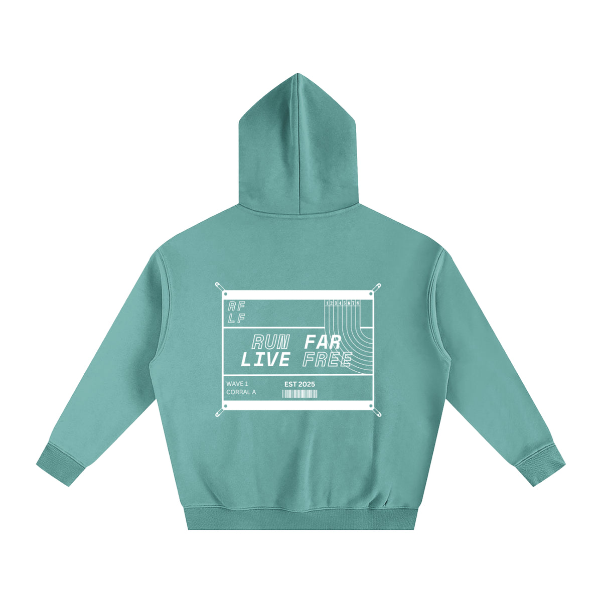 The Race Bib Hoodie // Green