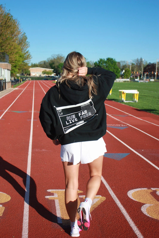 The Race Bib Hoodie // Black